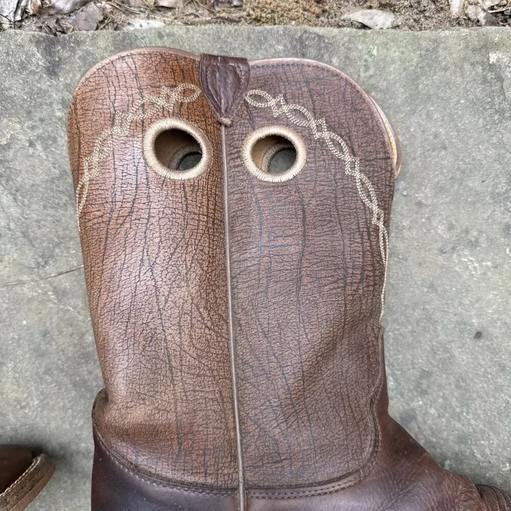 Justin Men's Bent Rail BR773 13D western Cowboy Boot grizzly brown full grain